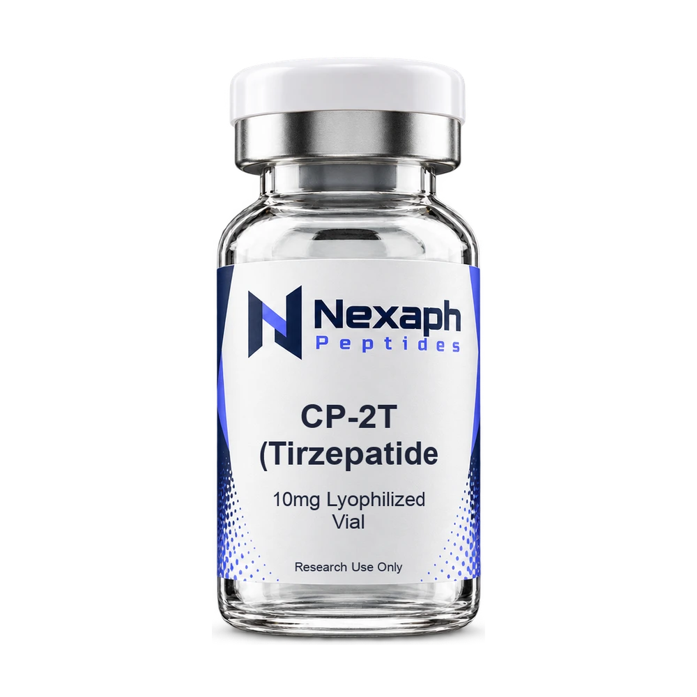 CP-2T (Tirzepatide 10mg Lyophilized Vial) — Nexaph Peptides