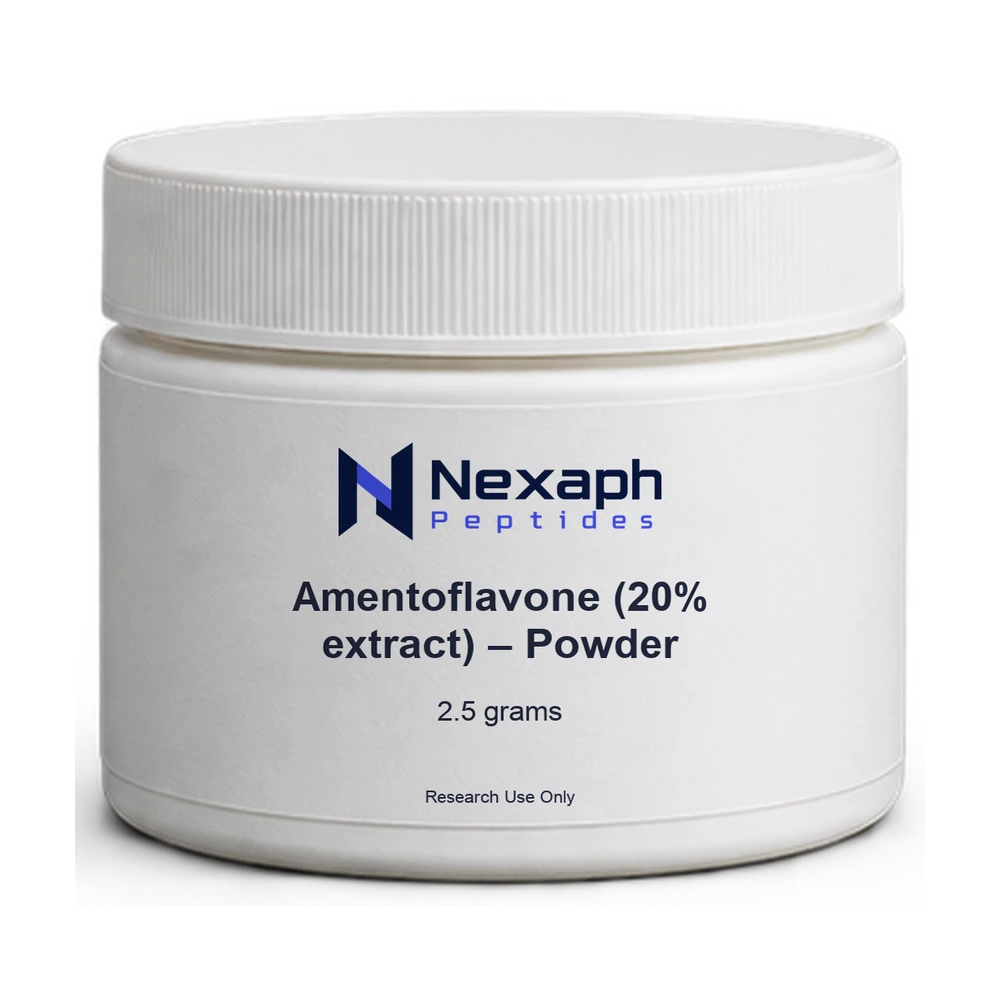 Amentoflavone (20% extract) – Powder, 2.5 grams — Nexaph Peptides