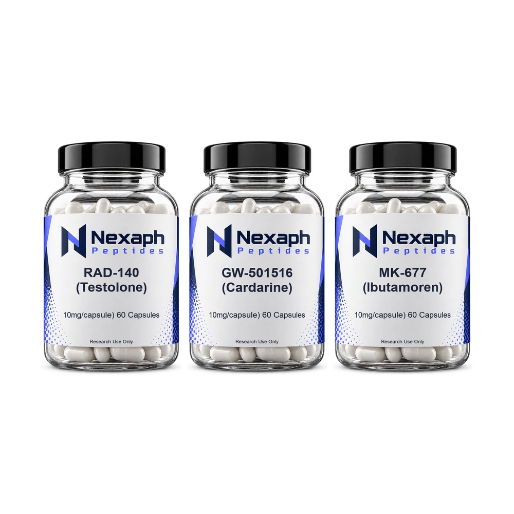 RAD-140 + MK-677 + GW-501516 Value Pack — Nexaph Peptides