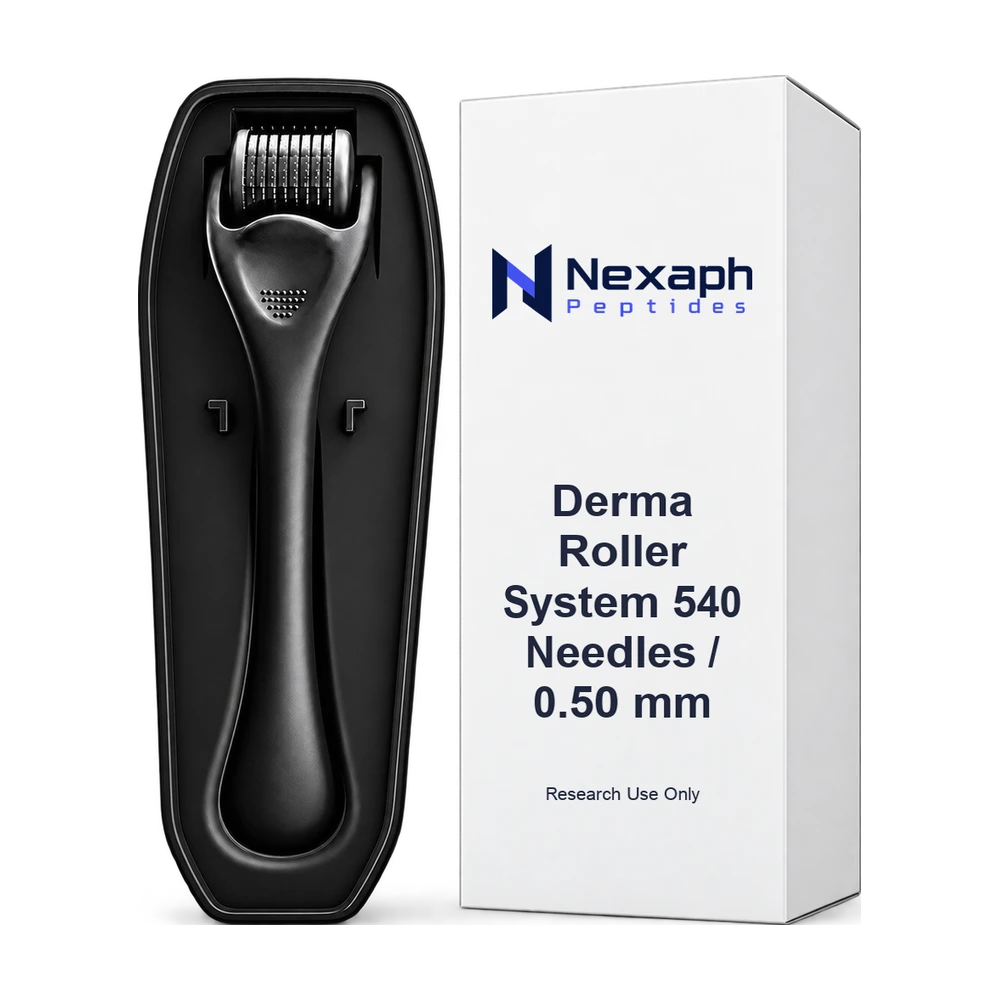 Nexaph Peptides Derma Roller System — 540 needles, 0.50 mm