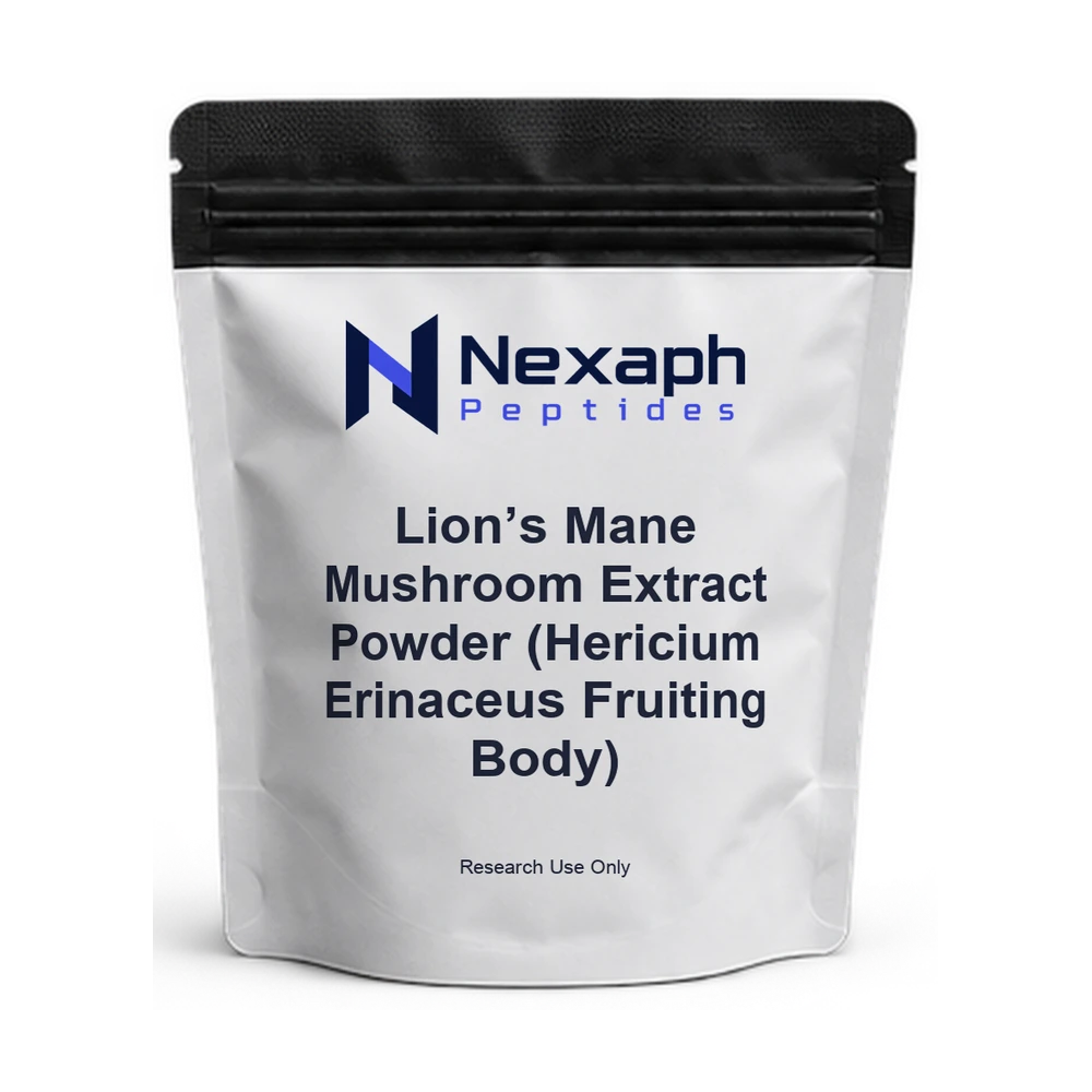Lion’s Mane Mushroom Extract Powder (Hericium Erinaceus Fruiting Body) — Nexaph Peptides