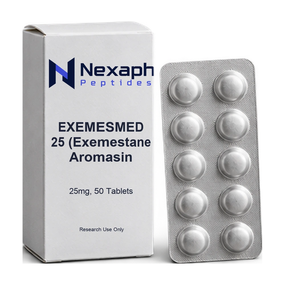 EXEMESMED 25 (Exemestane Aromasin 25mg, 50 Tablets) — Nexaph Peptides
