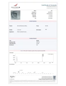 RAD-140 (Testolone), (10mg/capsule) 60 Capsules lab report